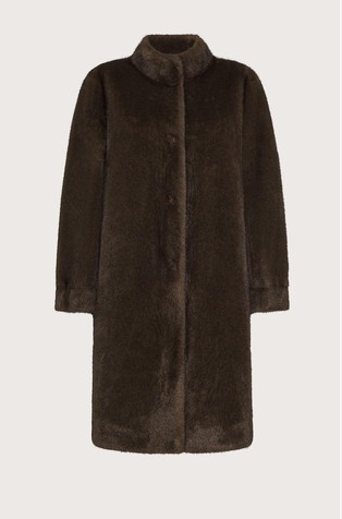 Plašč iz umetnega krzna