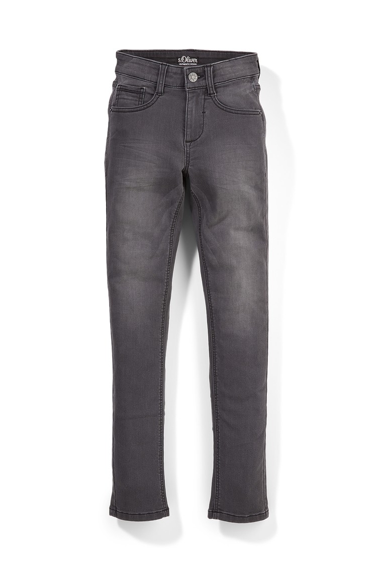 S.OLIVER Super skinny fit jeans hlače Siva - Grey 