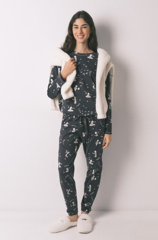 The Little Prince bombažna pižama z dolgimi rokavi