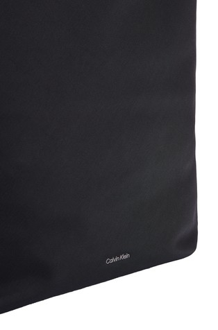 CALVIN KLEIN Roll Top Backpack in Nylon Black 4