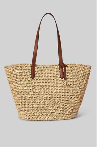 Lainey Straw Large Tote Bag