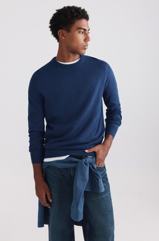 Knit round neck jumper