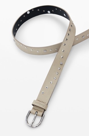 DESIGUAL Pas iz umetnega usnja z neti Bež - Beige 2