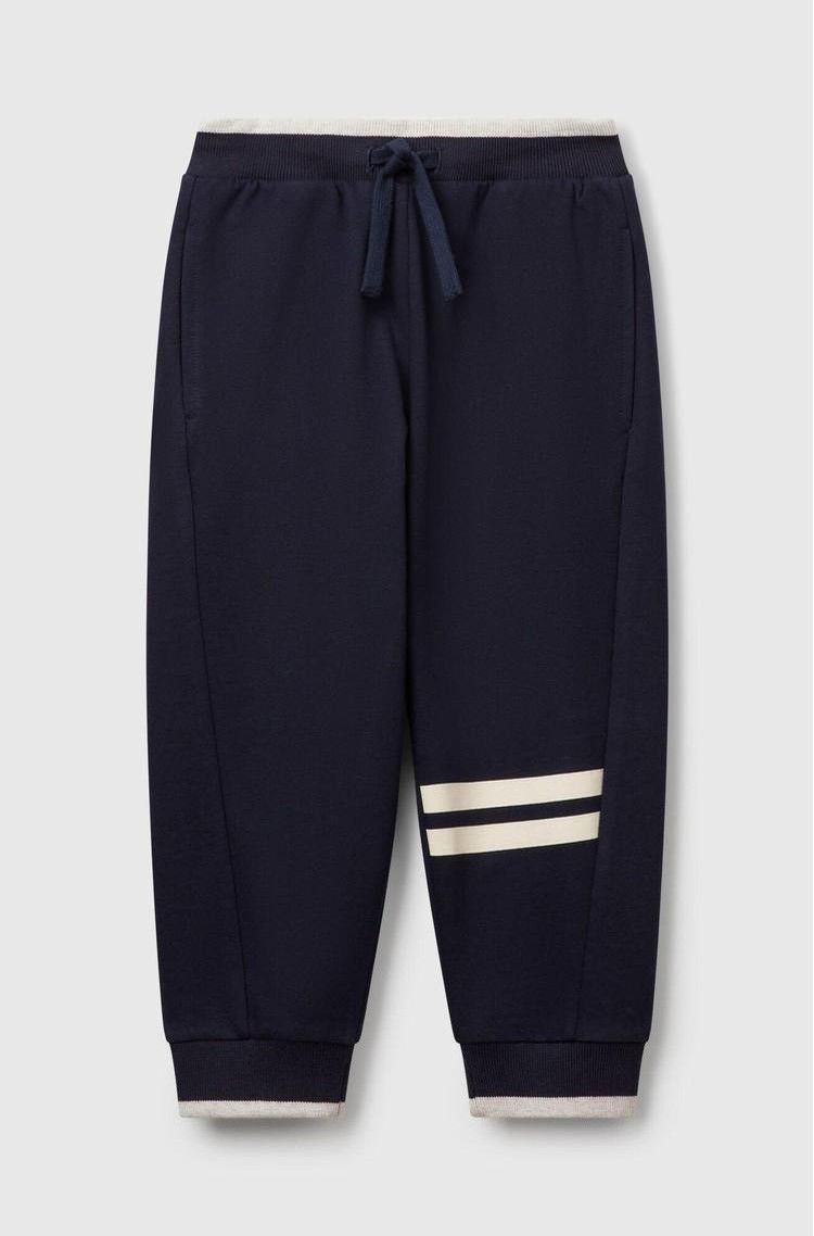 BENETTON Trenirka z zatezno vrvico Modra - Dark Blue 