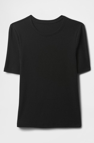 GAP Modern Crewneck T-Shirt Black 4