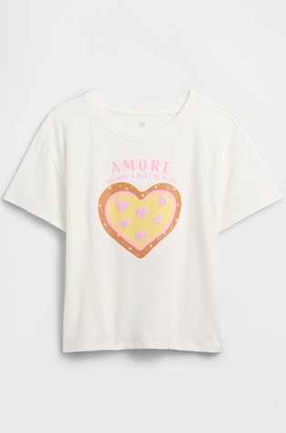 Oversized fit majica s kratkimi rokavi za deklice