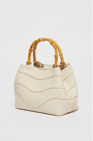MARELLA Small shopping tote Ivory 2