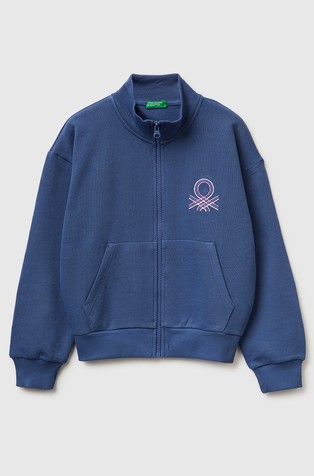 Cotton sweatshirt with logo