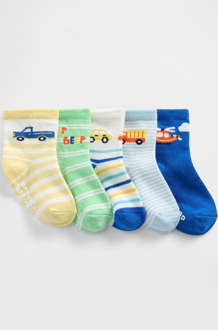 Paket 5 parov nogavic za dojenčke