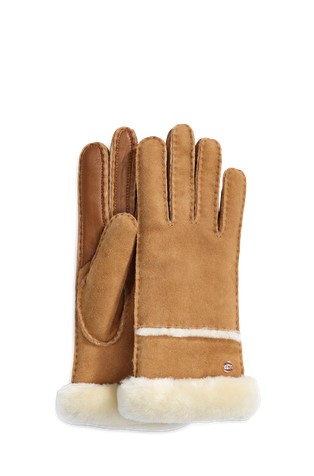 Water-resistant leather gloves