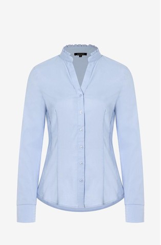Cotton blend blouse