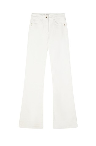 Jeans hlače z zvončastimi hlačnicami