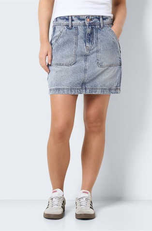 NMREGINA denim krilo z visokim pasom