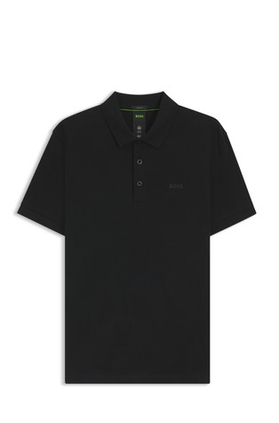 Short-sleeved polo shirt in cotton