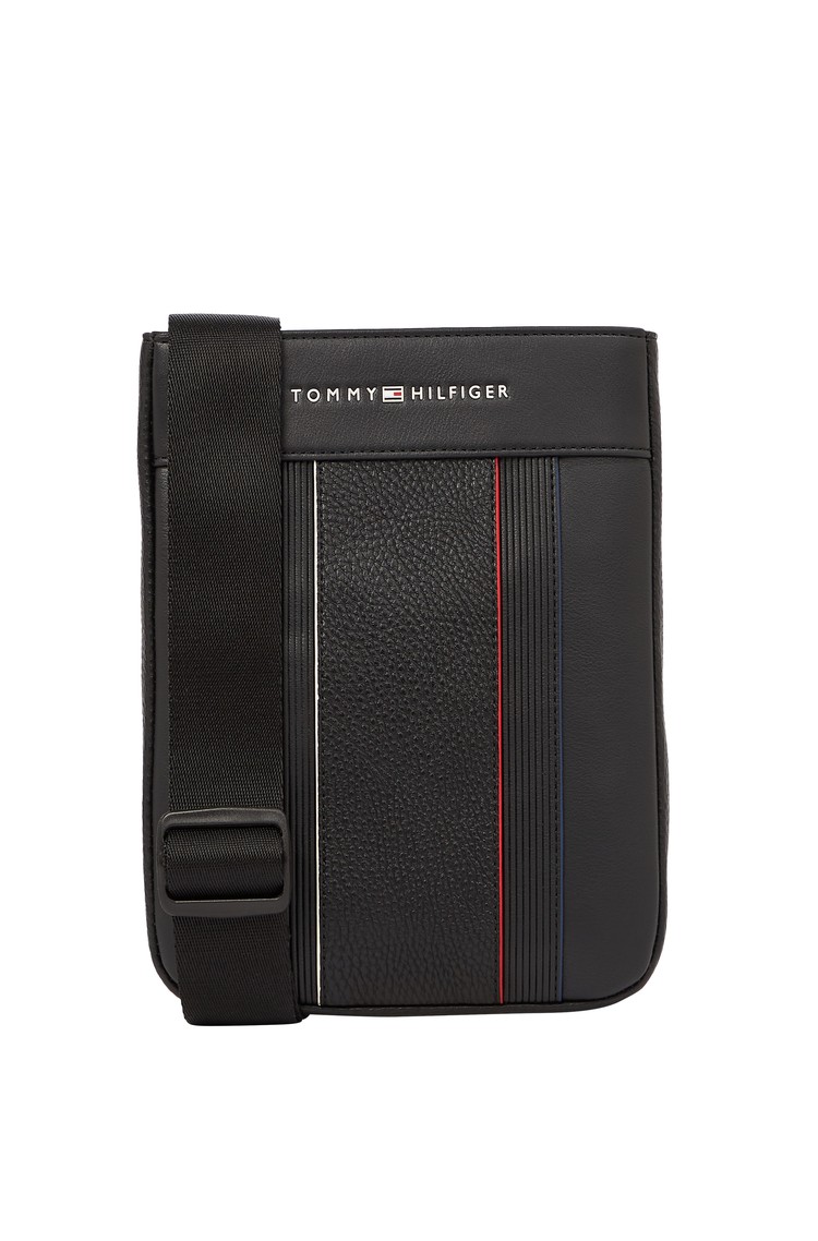 TOMMY HILFIGER Logo torba za čez ramo Črna - Black 