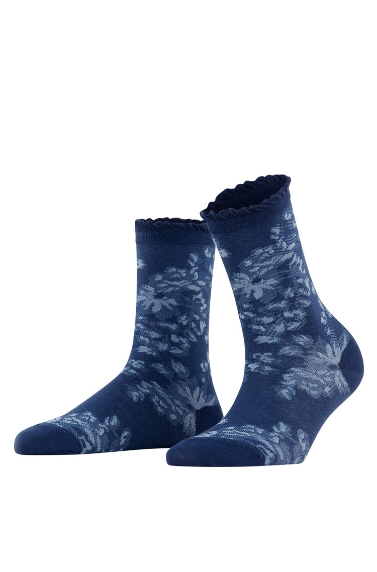 FALKE Gentle Woman nogavice Modra - Blue 