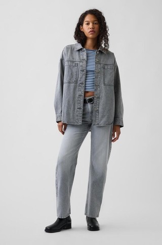 Mid Rise Straight Taper Jeans