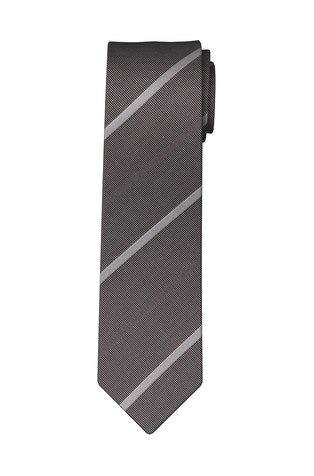Striped silk tie