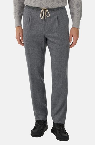 Flanelaste hlače iz deviške volne