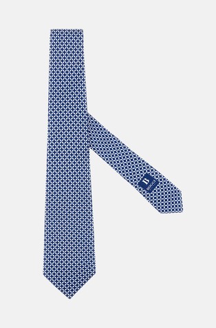 Geometric Motif Silk Tie