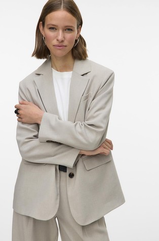 VMMICHELL oversized fit suknjič z enorednim zapenjanjem