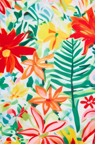 DESIGUAL Tropical print swimsuit Multi 4