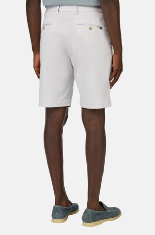 BOGGI MILANO Bermuda hlače iz raztegljive mešanice bombaža in tencel-liocela Siva - Ice 2