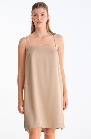 Stella viscose dress with straps