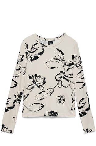 VMKLIO vzorčasta majica z dolgimi rokavi