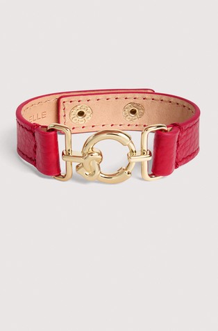 C-Me usnjena zapestnica