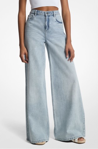 Široke jeans hlače