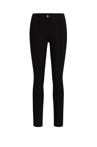 Slim fit hlače iz raztegljive viskozne mešanice