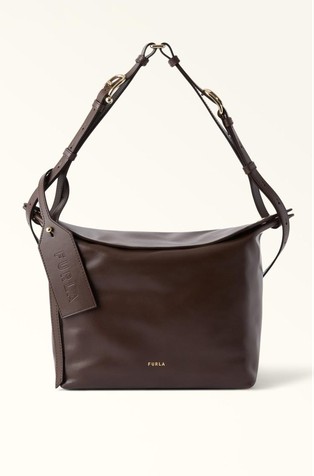 Usnjena hobo torbica