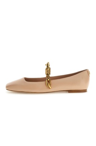 Levy genuine leather ballet flats