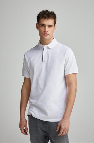 Slim fit piké polo majica s kontrastnimi detajli