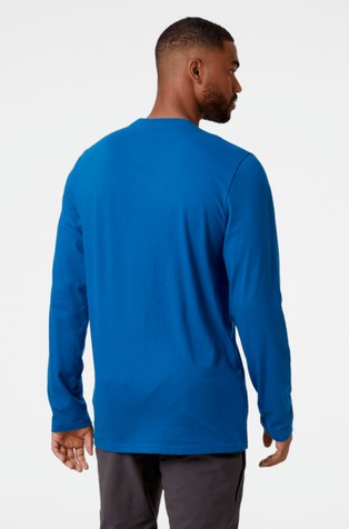 HELLY HANSEN Nord Graphic longsleeve T-shir Deep Fjord 2
