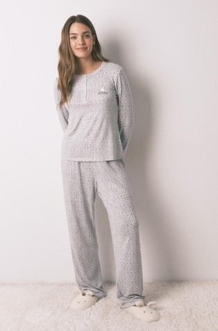 Miffy pižama z dolgimi rokavi in živalskim vzorcem