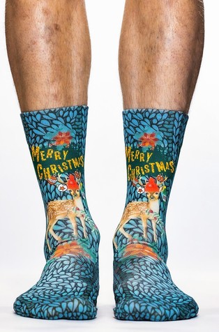 Xmas Deer moške nogavice