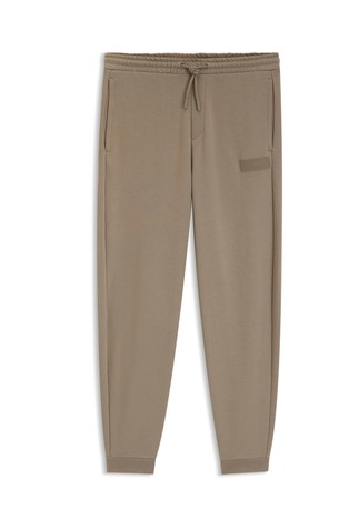 Relaxed fit trenirka iz bombažne mešanice s frotirano notranjostjo