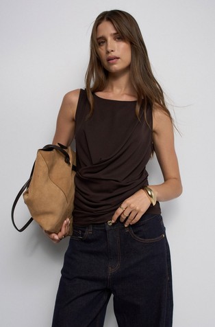 Draped top