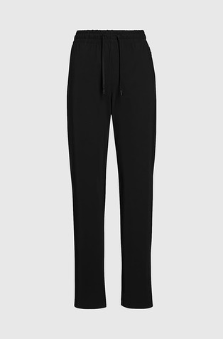 ALPHATAURI Hlače z zatezno vrvico iz power stretch jerseya Črna - Black 6
