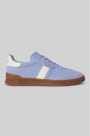 Heritage Aera Suede Sneaker with Smooth Leather Inserts