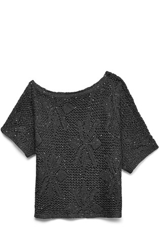 VMLEILANI Knitted off-shoulder T-shirt