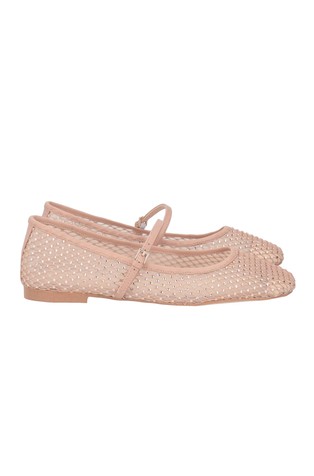 Eden Mesh Ballerina With Rhinestone