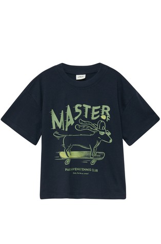 Oversized fit majica s potiskom