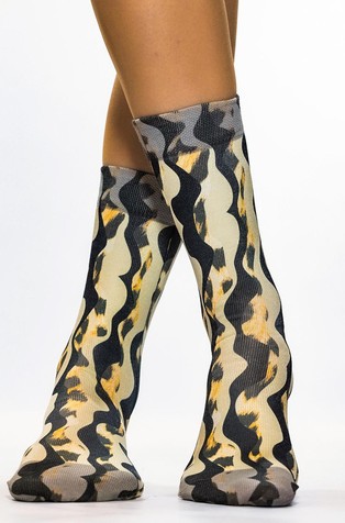 Leo Wave Lady Socks