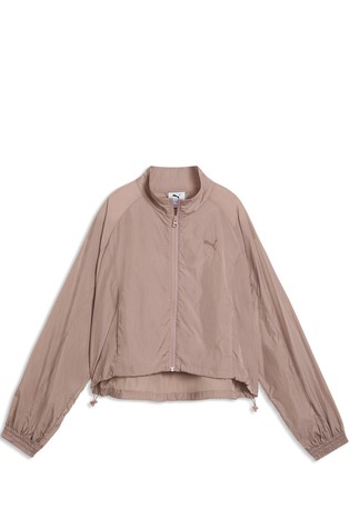 HER Relaxed Nylon Full-Zip Jacket