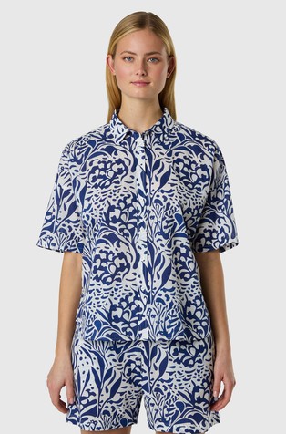 Vzorčasta srajca iz muslina