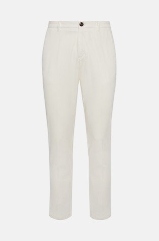 BOGGI MILANO Slim fit Stretch Cotton Trousers White 5