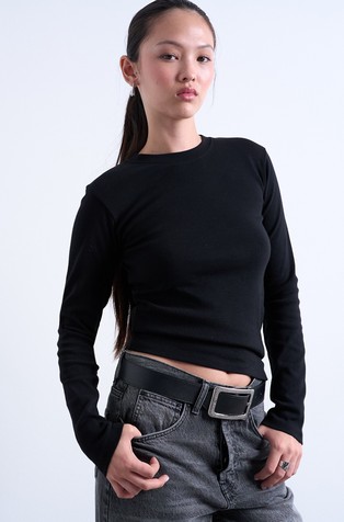 TSEVERYDAY bombažna majica z dolgimi rokavi